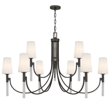 Eloura 9 Light Chandelier 29 Inch Tall and 48 Inch Wide by Quoizel - ELOU5048IN