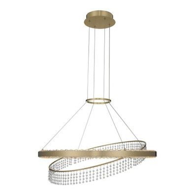 Saturno 60W LED Light Large Pendant by Allegri - 036356-039-FR001