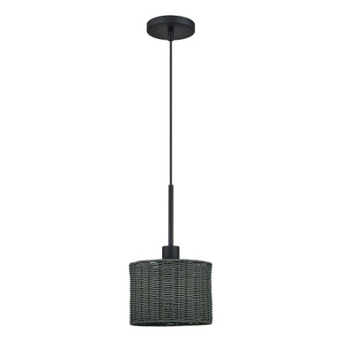 Weavington 1 Light Mini Pendant 19.5 Inch Tall and 8.5 Inch Wide by Livex - 60041