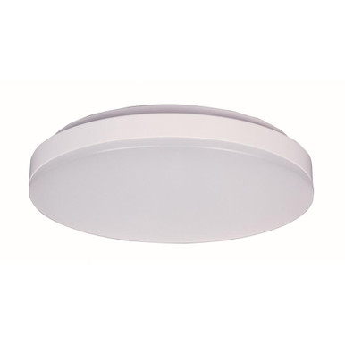 Low Profile 8W 1 LED 9.5 Inch Wide Flush Mount by Maxim - 87580WTWT