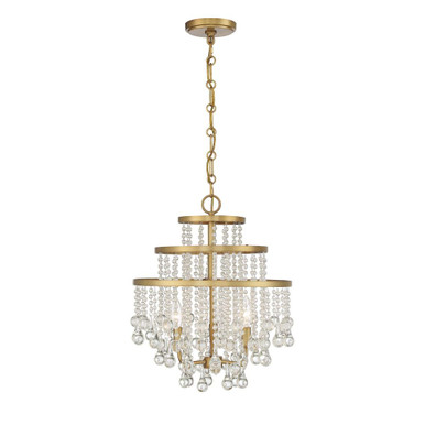 Luna 3 Light Small Chandelier by Savoy House - 1-1865-3-322