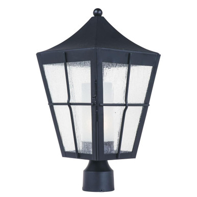 Revere 12W 1 LED Outdoor Pole/Post Mount 9 x 19 inches by Maxim  - 55330CDFTBK