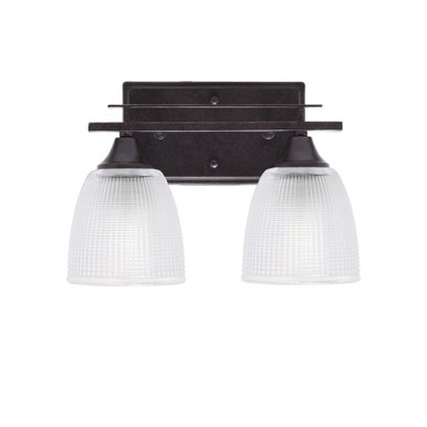 Uptowne 2 Light Vanity Light 15.75 Inch Length by Toltec - 132-DG-500