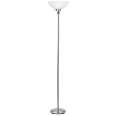 One Light Metal Torchiere 8.5 Inches Wide by 70 Inches High by Cal  - BO-2055