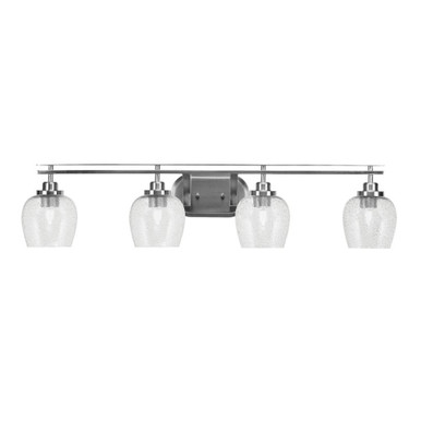 Odyssey 4 Light Vanity Light 39.25 Inch Length by Toltec - 2614-BN-4810