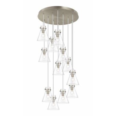 Newton Cone 12 Light Large Pendant by Innovations - 126-410-1PS-G411-8