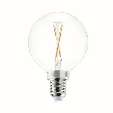 2W E12 Candelabra Base G16.5 Globe Filament LED Lamp (Pack of 10) by BSH - 218-BEL-2960102