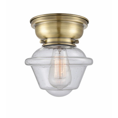 Oxford 1 Light 7.5 Inch Wide Flush Mount by Innovations - 623-1F-G53