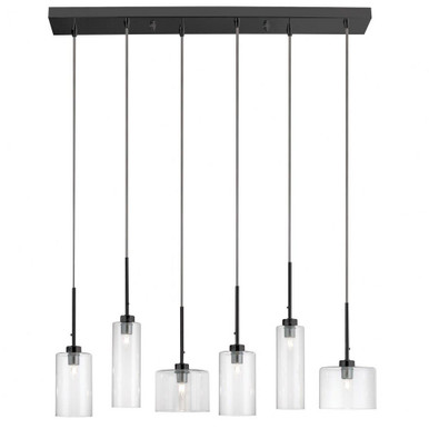 Industrial Chic 6 Light Large Pendant by Dainolite - IC-286P