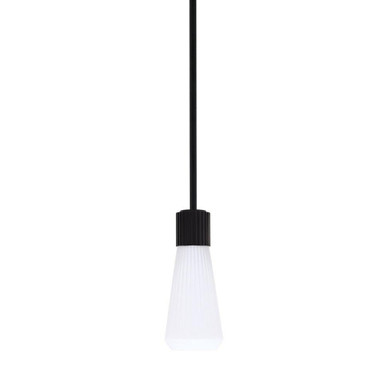 Everleigh 1 Light Stem Hung Mini Pendant 10 Inch and 4 Inch Wide by Toltec - 4801-MB-881