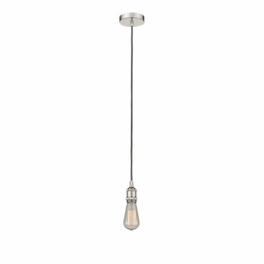 Edison 1 Light Mini Cord Hung Pendant by Innovations - 616-1P-PN