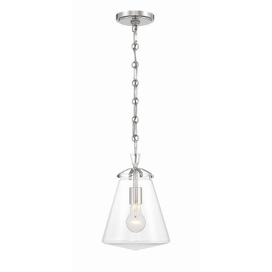 Voss 1 Light Small Pendant by Crystorama - VSS-7003