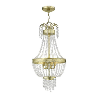 Valentina 4 Light Mini Chandelier by Livex - 51854