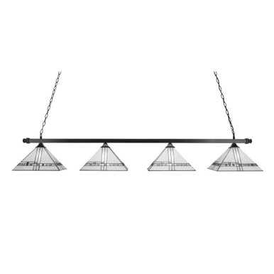 Square 4 Light Billiard Chandelier by Toltec - 404-MB-955