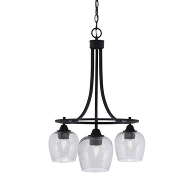 Paramount 3 Light Small Chandelier by Toltec 3413-9 - 3413-9
