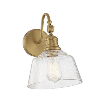 1 Light Vintage Wall Sconce 11.5 Inch Tall by Meridian - M90092