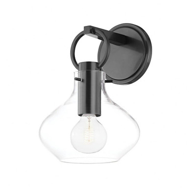 Lina 1 Light Wall Sconce by Hudson Valley - BKO251