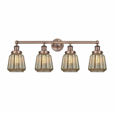 Chatham 4 Light Vanity Light 33.5 Inch Wide by Innovations - 616-4W-CH