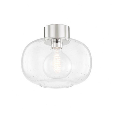 Harlow 1 Light 12 Inch Wide Flush Mount by Mitzi - H403501-PN