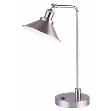 Tally 1 Light Table Lamp In Modern Style 20.5 x 12.5 Inches by Canarm Inc - ITL1017A21BKG
