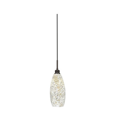 Edge 1 Light Mini Cord Pendant 16.25 Inch Tall by Toltec - 1152-5.5-16.25