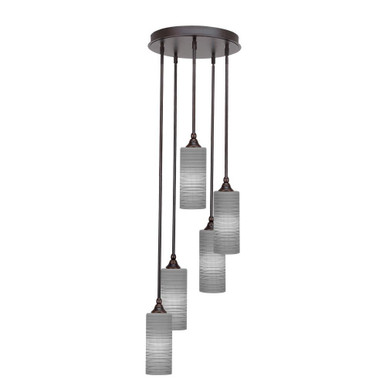 Empire 5 Light Medium Pendant 14.5 Inch Tall by Toltec - 2145-1425-145-