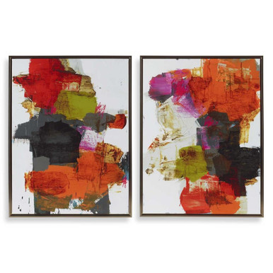 41.5 Inch Framed Abstract Art (Set of 2) by BSH - 208-BEL-5214052