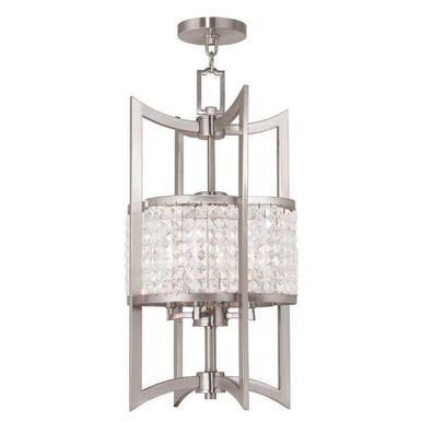 Grammercy 4 Light Medium Pendant 24 Inch Tall by Livex - 50566