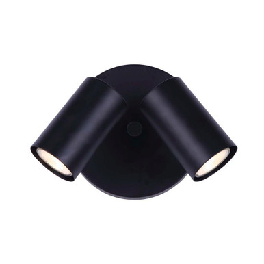 Marena 2 Light 6.25 Inch Wide Flush Mount by Canarm Inc - ICW1022A02BK10