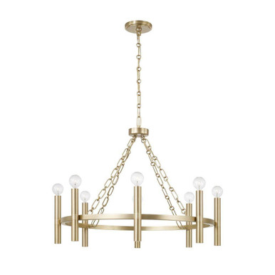 Winton 8 Light Chandelier 22 Inch Tall and 28 Inch Wide by Capital - 462081