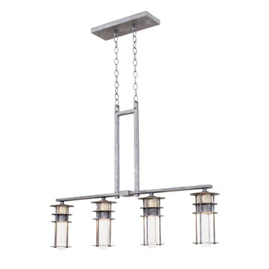 Anchorage 4 Light Oversized Island Chandelier by Kalco - 7295RI