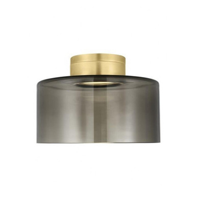 Manette 277V 17W 1 LED 11 Inch Wide Flush Mount by Visual Comfort Modern - 700FMMANLTKNB-LED277
