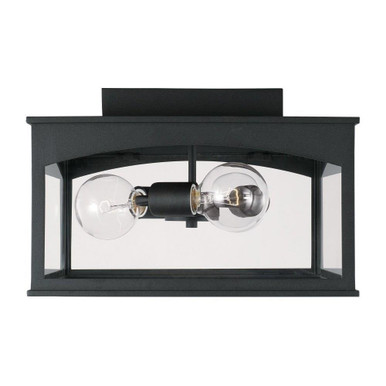 Burton 3 Light 14 Inch Wide Outdoor Flush Mount by Capital - 946731
