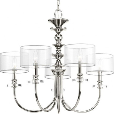 Marche 5 Light Large Chandelier by Progress - P400049-104