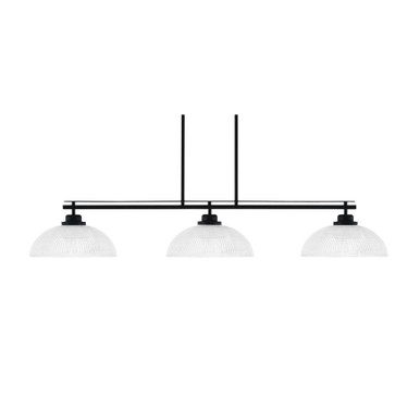 Odyssey 3 Light Large Linear Island Pendant 52.5 Inch Length by Toltec - 2633-MB-540