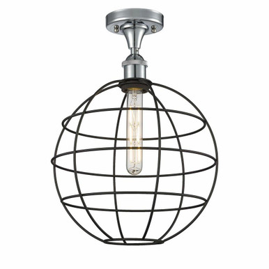 Lake Placid 1 Light 12 Inch Wide Semi Flush Mount by Innovations - 516-1C-LP-12