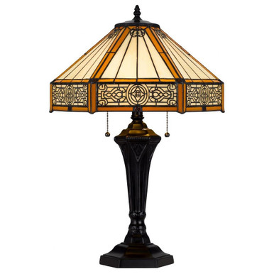 2 Light Table Lamp In Art Deco Style 24 x 16 Inches by Cal  - BO-3112TB