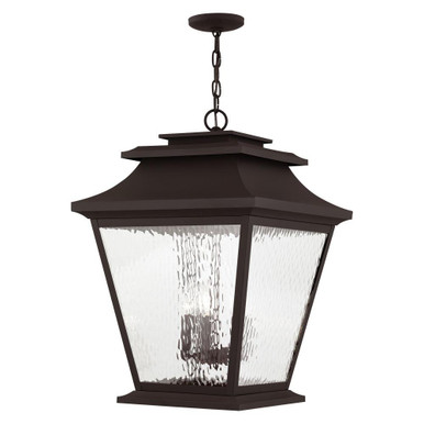 Hathaway 5 Light Large Outdoor Pendant by Livex - 20247-07