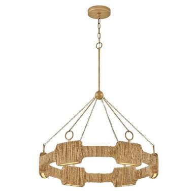 Raffi 22 LED Medium Chandelier 36.25 x 30 Inches Wide by Hinkley - 34106BNG