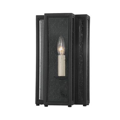 Leor 1 Light Outdoor Wall Mount by Troy - B3601-TBK