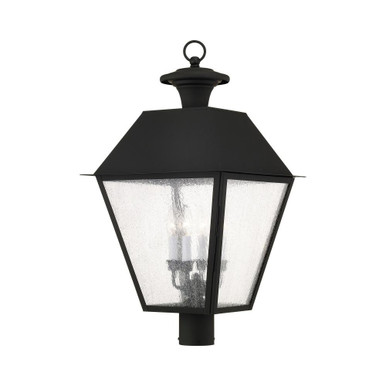 Mansfield 4 Light Outdoor Post Top Lantern 15 x 27.5 Inches by Livex  - 2173