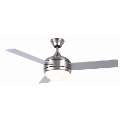 Calibre 3 Blade Ceiling Fan with Light Kit 48 Inch Wide by Canarm Inc - CF15148351S