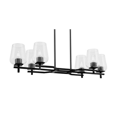 Corbin 6 Light Island 8.5 Inch Tall and 13 Inch Wide by Toltec - 2326-85-13