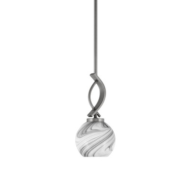 Cavella 1 Light Mini Pendant 12 Inch Tall by Toltec - 3901-41