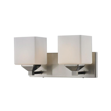 Quube 2 Light Bath Vanity 17 x 6.75 Inches by Z Lite - 2104-2V