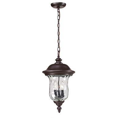 Green Woodlands Two Light Small Outdoor Pendant by Bailey Street Home - 372-BEL-1176915