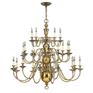 Cambridge 25 Light Oversized 3 Tier Chandelier by Hinkley - 4419BB
