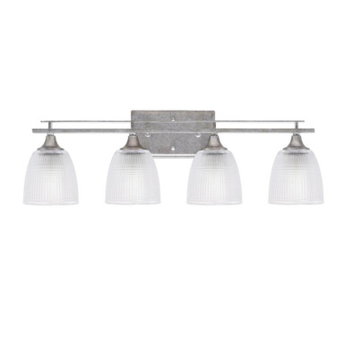 Uptowne 4 Light Vanity Light 8.75 Inch Tall by Toltec - 134-AS-500