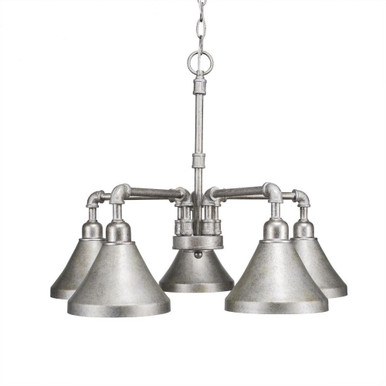 Vintage 5 Light Medium Chandelier by Toltec 285-235195 - 285-235195