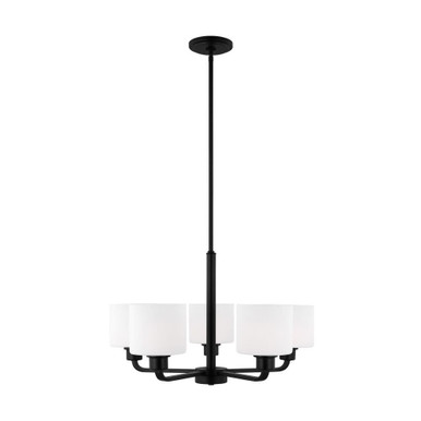 Canfield 45W 5 LED Chandelier 14.5 x 23.88 Inch W by Generation - 3128805EN3-112